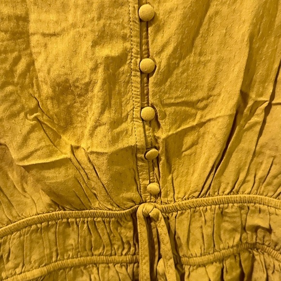 Sunflower yellow cropped blouse - Picture 3 of 8